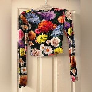 Alice + Olivia floral print top